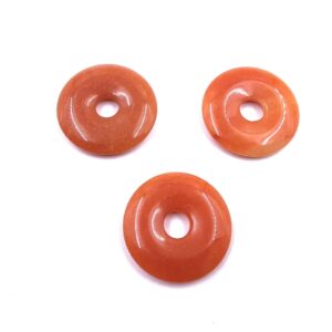 Rode Aventurijn donut