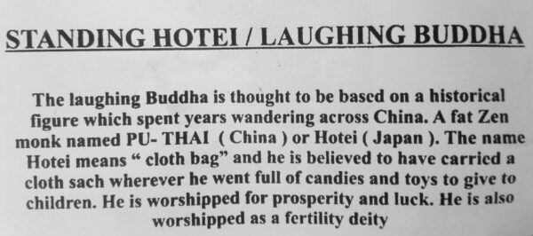 Staande Hotei / lachende Buddha - Afbeelding 3