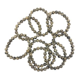 Kogelarmband Dalmatiër Jaspis