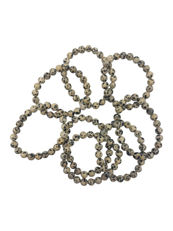 Kogelarmband Dalmatiër Jaspis