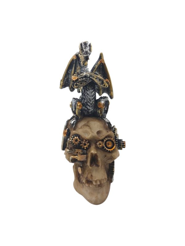 Mini skull met draak 01 - Afbeelding 2